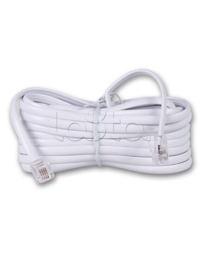 Удлинитель телефонный 25 м белый (10шт/уп) REXANT 18-3251 в Кемерово Патч-корды и пигтейлы Pintop.ru