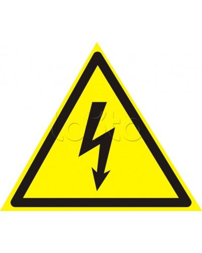 Знак электробезопасности Опасность поражения электротоком 200x200 (5шт/уп) REXANT 56-0006 в Кемерово Дополнительное оборудование для ОПС Pintop.ru