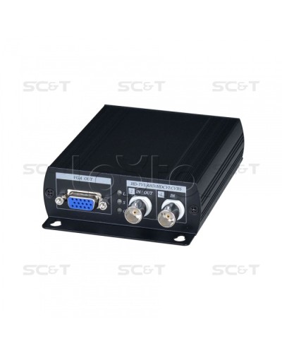Преобразователь-разветвитель AHD/HDCVI/HDTVI в HDMI/VGA/CVBS SC&T AD001HD4 в Кемерово Видеоусилители, Модуляторы, Делители Pintop.ru