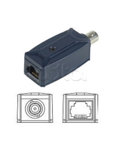 Удлинитель Ethernet, пассивный по коаксиальному кабелю SC&T IP01 в Кемерово Видеоусилители, Модуляторы, Делители Pintop.ru