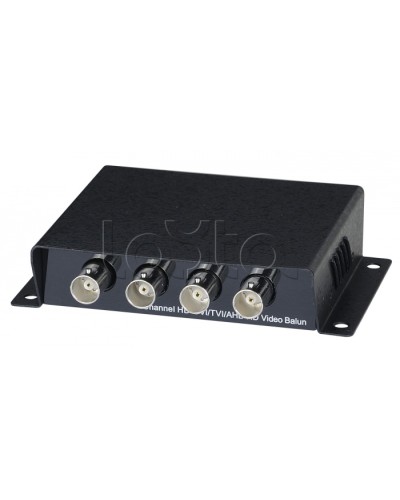 Приемопередатчик пассивный 4-канальный, HDCVI/TVI/AHD, по витой паре SC&T TTP414HD в Кемерово Видеоусилители, Модуляторы, Делители Pintop.ru