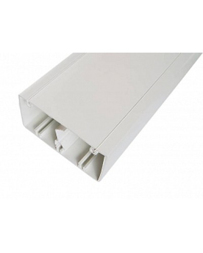 Кабельный канал с крышкой100х50х2000мм (белый) SPL 100001S в Кемерово Кабель-канал Pintop.ru
