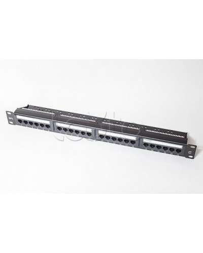 Коммутационная панель 19 категории 6 UTP 1U 24 порта SPL (500007) в Кемерово Патч панель Pintop.ru