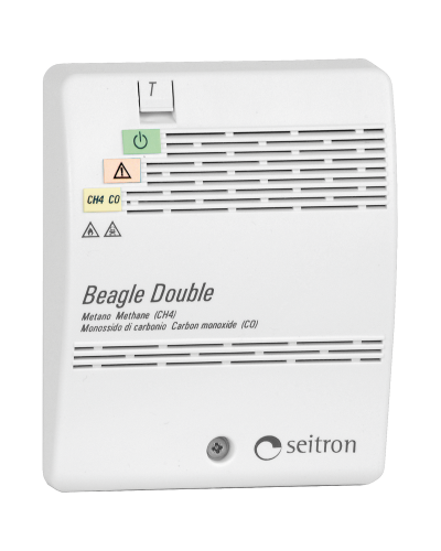 Комбинированный сигнализатор на природный и угарный газ (CH4 и CO) Seitron RGDCM0MP1 Beagle Double в Кемерово Технологические извещатели Pintop.ru
