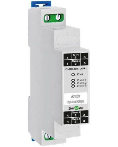 Преобразователь протокола Smartec IC-RS485-DIN1 в Кемерово Адресная система охранно-пожарной радиоканальной сигнализации Smartec Pintop.ru