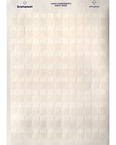 Табличка маркировочная 20х10мм. Полиэстер. Белая DKC (SITFP1020W) в Кемерово Аксессуары для лотков Pintop.ru