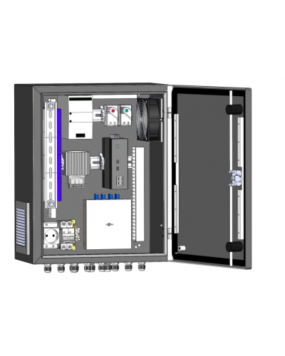 Узел коммутации всепогодный SpaceCam SC-Box-L2-4GP-120-2G-UPS(F) в Кемерово Коммутаторы Pintop.ru