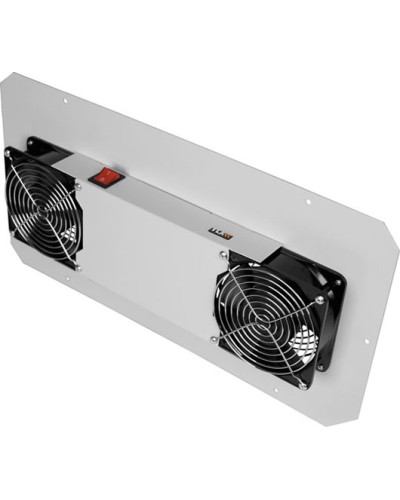 Панель вентиляционная с 2 вентиляторами TLK TLK-FAN2-GY в Кемерово Вентиляторные модули Pintop.ru