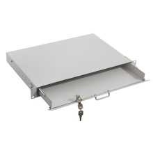 Полка под клавиатуру, выдвижная 1U TLK TLK-KB1-GY