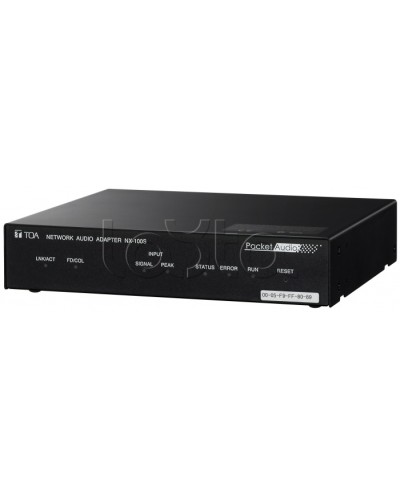 Шлюз передачи аудио, управляющих сигналов через сеть TOA NX-100S W в Кемерово Системы оповещения и трансляции TOA Pintop.ru