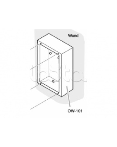 Коробка накладная TOA OW-101 в Кемерово Аксессуары для СОУЭ Pintop.ru