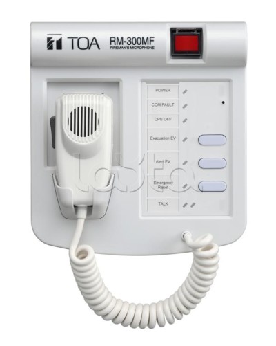 Панель микрофонная пожарная для серии VM-3000 в Кемерово Системы оповещения и трансляции TOA Pintop.ru