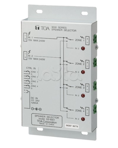Селектор внешний TOA SS-9001 в Кемерово Системы оповещения и трансляции TOA Pintop.ru