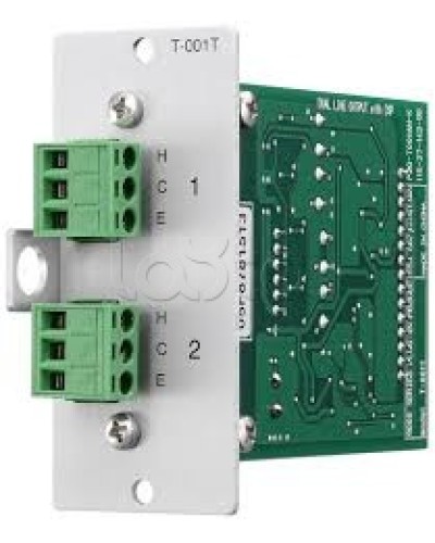 Модуль выходной 2-mic/line с DSP-процессором TOA T-001T в Кемерово Системы оповещения и трансляции TOA Pintop.ru
