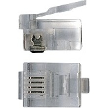 Коннектор RJ12 д/кабеля 6-ти контактный TWT-PL12-6P6C/100