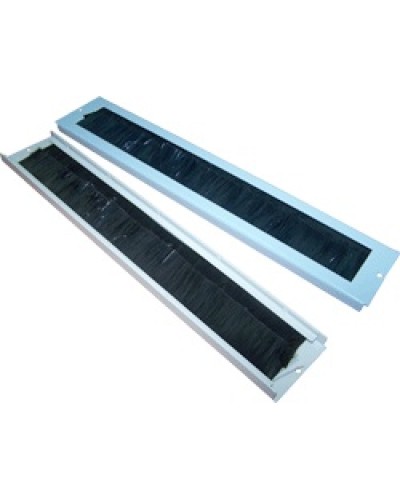 Ввод кабельный щеточный для настенных шкафов (серый) TWT TWT-CBW-BP в Кемерово Аксессуары для стоек и шкафов Pintop.ru