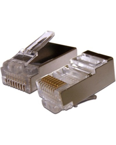Коннектор RJ45 STP 8P8C, cat.6 TWT TWT-PL45/S-8P8C-6 в Кемерово Коннекторы и разъемы Pintop.ru