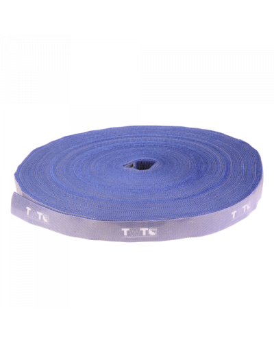 Хомут-липучка шириной 20 мм, 30 м, синий TWT (TWT-VCM30M-BL) в Кемерово Стяжки-хомуты Pintop.ru