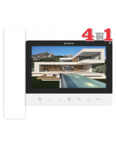 Монитор цветного видеодомофона Tantos LOKI HD SE (White) VZ в Кемерово Абонентские видеоустройства Pintop.ru