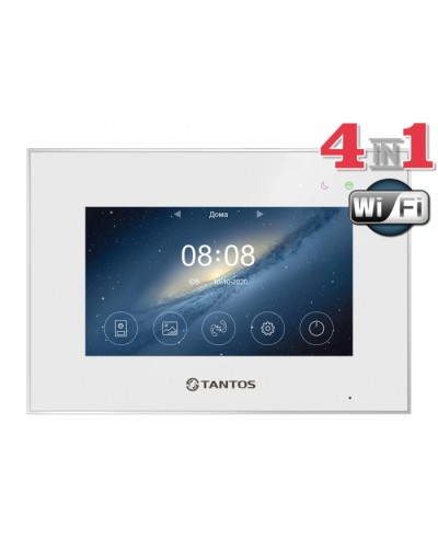 Монитор цветного видеодомофона Tantos Marilyn HD Wi-Fi IPS (White) в Кемерово Абонентские видеоустройства Pintop.ru