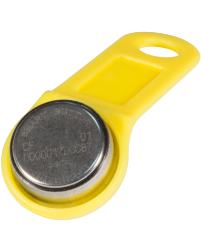 Ключ Tantos TM1990A iButton TS (жёлтый) в Кемерово Дополнительное оборудование для СКУД Pintop.ru
