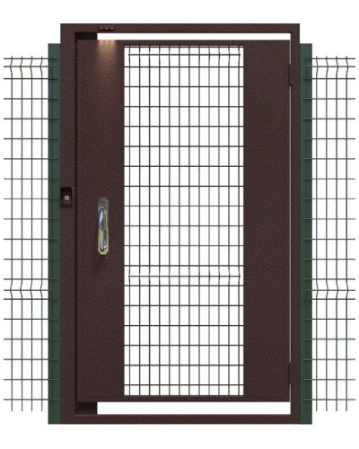 Калитка Стальная Наружная VIZIT-KСН-12-Лв в Кемерово Калитки Pintop.ru