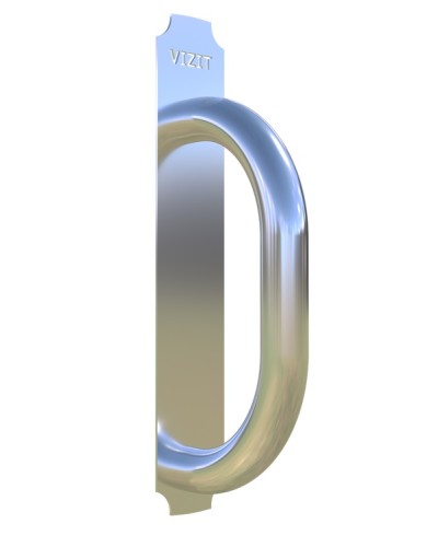 Дверная ручка наружная с декоративной накладкой Vizit PC-101-VIZIT в Кемерово Аксессуары для многоабонентных систем Pintop.ru