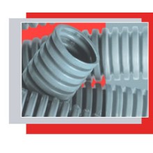 Труба гофрированная ПВХ тяжелая, с зондом диам. 50 мм (15м) Экопласт 11150