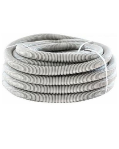 Труба гофр. ПНД HF 50 мм с зондом лёгкая серый (15 м) ОКЛ Экопласт 20150HF в Кемерово Труба гофрированная Pintop.ru