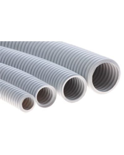 Труба ПНД гофрир. тяжелая, цвет чёрный, диам 16мм Экопласт 21016 в Кемерово Труба гофрированная Pintop.ru