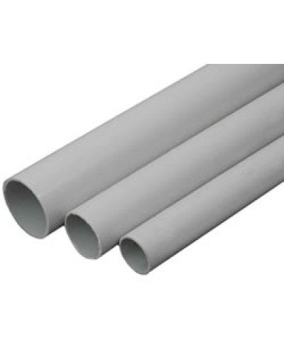Труба АБС гладкая, для аспирационной системы, т/г, 25/22мм (3м), серый Экопласт 26025-GR в Кемерово Пожарные извещатели Pintop.ru