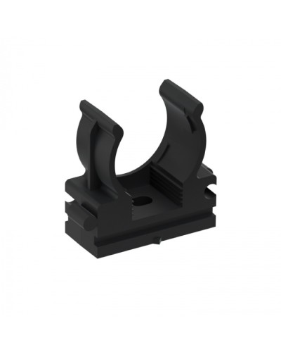 CFQ20 Держатель (клипса) для труб, для монтажного пистолета D20мм, цвет чёрный (50шт) Экопласт (41520BL) в Кемерово Держатели, клипсы, скобы Pintop.ru