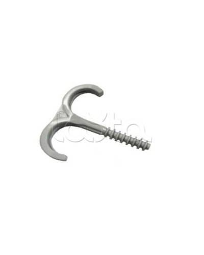 Держатель (клипса) F типа двойнаядля труб D16-20 мм Экопласт 41826 в Кемерово Держатели, клипсы, скобы Pintop.ru