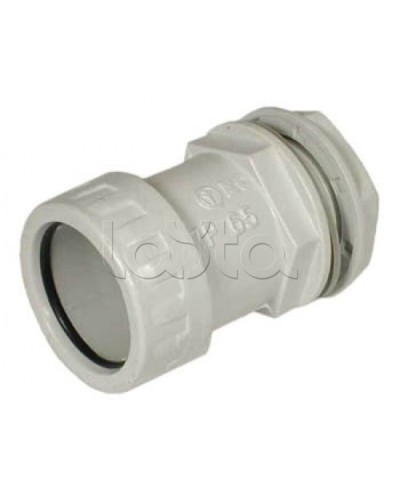 Муфта «труба-коробка» D16 мм , без галогена Экопласт 42716HF в Кемерово Аксессуары для труб (ОКЛ) Экопласт Pintop.ru