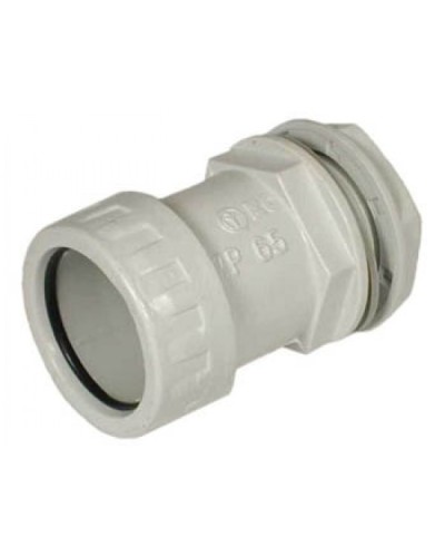 Муфта «труба-коробка» D25 мм , без галогена Экопласт 42725HF в Кемерово Аксессуары для труб (ОКЛ) Экопласт Pintop.ru