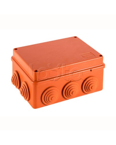 JBS150 Коробка огн. E110, о/п 150х110х70мм, без галогена,10 вых., IP55, 9P, (1,5-4 мм2), цвет оранж. Экопласт (43169HF) в Кемерово Коробки (ОКЛ) Экопласт Pintop.ru