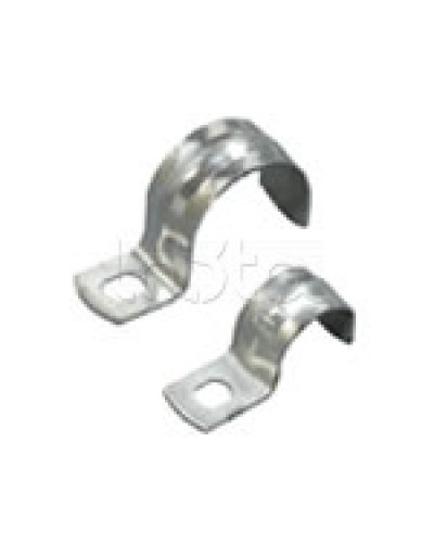 Скоба оцинкованная с одним отверстием для трубы D14мм, м.о.6,5-5,0мм(1уп=100шт) Экопласт (43714P) в Кемерово Держатели, клипсы, скобы Pintop.ru