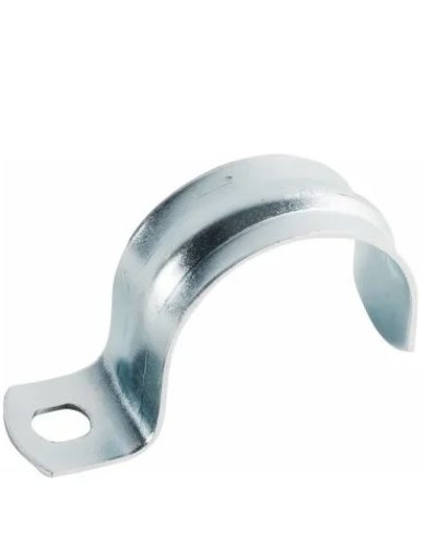 Скоба оцинк. с одним отверстием, для трубы D32мм (100 шт/уп) Экопласт (43732) - Скоба оцинкованная с одним отверстием, для трубы D32мм Экопласт в Кемерово Держатели, клипсы, скобы Pintop.ru