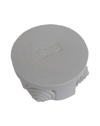 Коробка распределительная о/п с крышкой D65х35 мм, 4 вых. Экопласт 44004 в Кемерово Распределительные коробки Pintop.ru