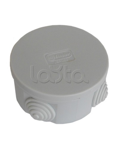 Коробка распределительная о/п с крышкой D80х40 мм, 4 вых., без галагена Экопласт 44005HF в Кемерово Распределительные коробки Pintop.ru