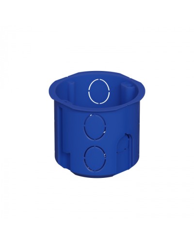 Коробка установочная D68x62мм межцентр. 71мм, IP20, цвет синий Экопласт (44658) в Кемерово Распределительные коробки Pintop.ru