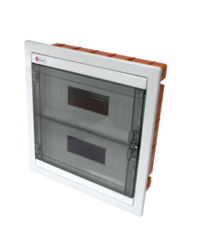 Щиток скрытой установки, 24 модулей, IP40 Экопласт 46024 в Кемерово Боксы для автоматов Pintop.ru