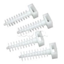 Держатель хомутов для установки в отверстиях D8 мм 37х13 мм Экопласт 47214