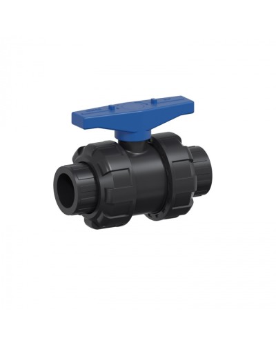 Кран шаровый d25 (уплотнение TPV, остальное EPDM) с муфтовым окончанием Экопласт (49447) в Кемерово Аксессуары для кабель-канала Pintop.ru