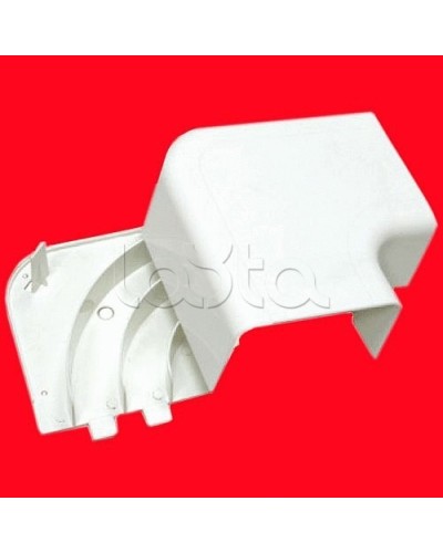 Угол плоский 100х55 с задней стенкой и разделителем для кабель-канала серии ARC-LAN Экопласт 576311 в Кемерово Аксессуары для кабель-канала Pintop.ru