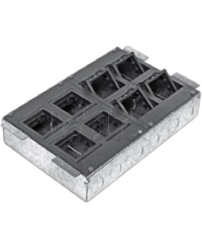 Люк в пол на 8 модулей с суппортом и коробкой Экопласт 70083 в Кемерово Системы лючков и колонн Pintop.ru