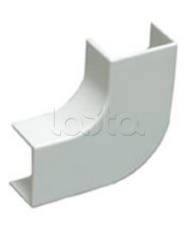 Угол плоский плавный стандарт TIA 25x16 мм Экопласт 72305R в Кемерово Аксессуары для кабель-канала Pintop.ru