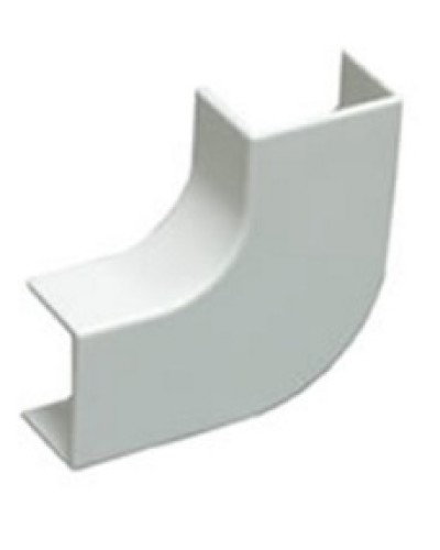 Угол плоский плавный стандарт TIA 40x25 мм Экопласт 72308R в Кемерово Аксессуары для кабель-канала Pintop.ru