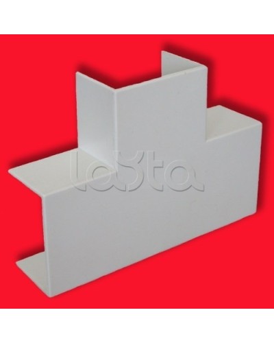 Угол Т-образный для кабель-канала МЕХ, для сечения 20x12,5 Экопласт 72414 в Кемерово Аксессуары для кабель-канала Pintop.ru