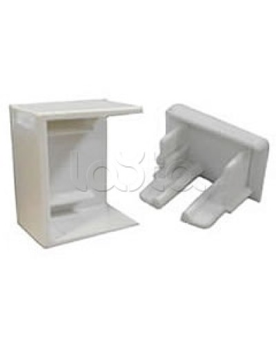 Заглушка для кабель-канала МЕХ, для сечения 40x16 Экопласт 72806 в Кемерово Аксессуары для кабель-канала Pintop.ru